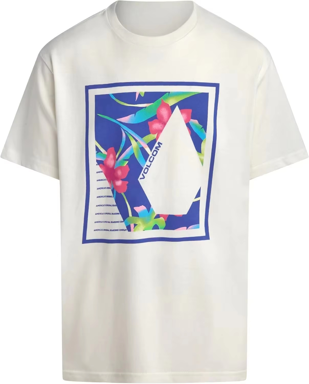 Streetwear Brand Graphics - Volcom Tropical Plant Diamond Extreme Sports