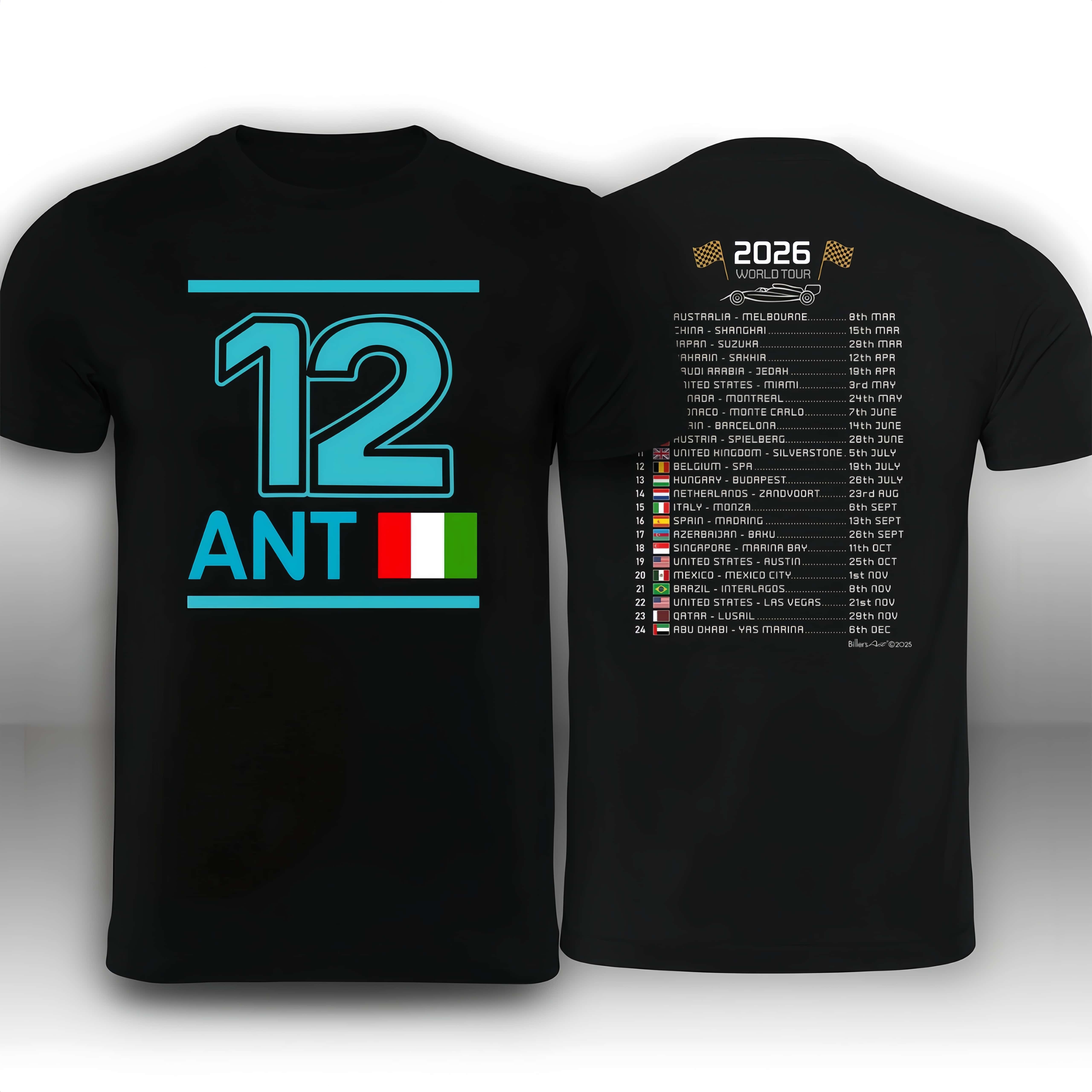 Streetwear Brands 2026 - Kimi Antonelli # 12 Team Gloednieuwe