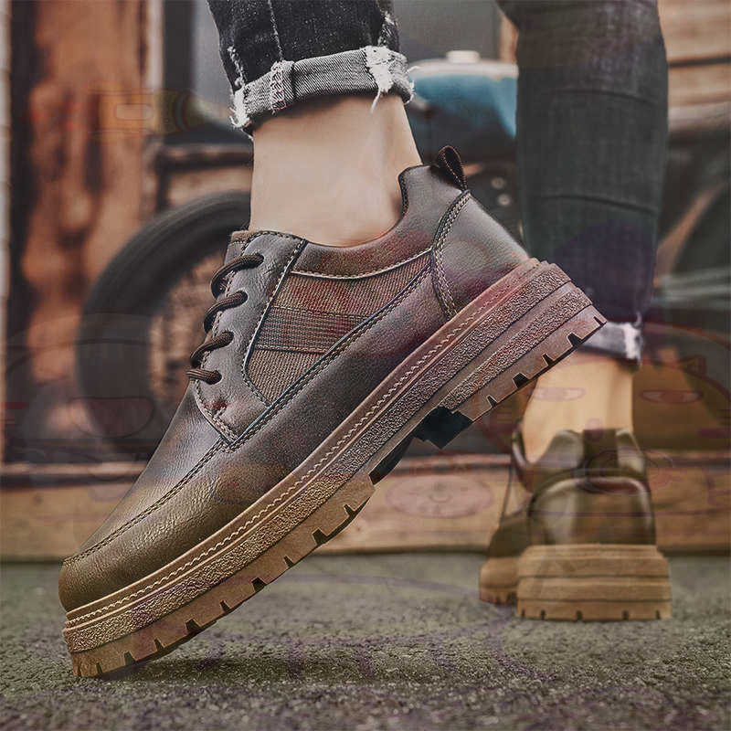 Donker natuurlijk leer Mode-sn - Streetwear Brand Red recensie en prijs
