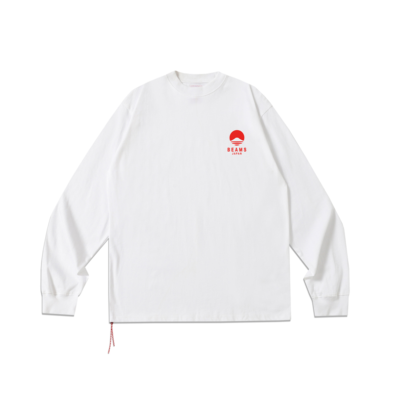 Streetwear merk Beams T-shirt  - Streetwear Brand Red recensie en prijs
